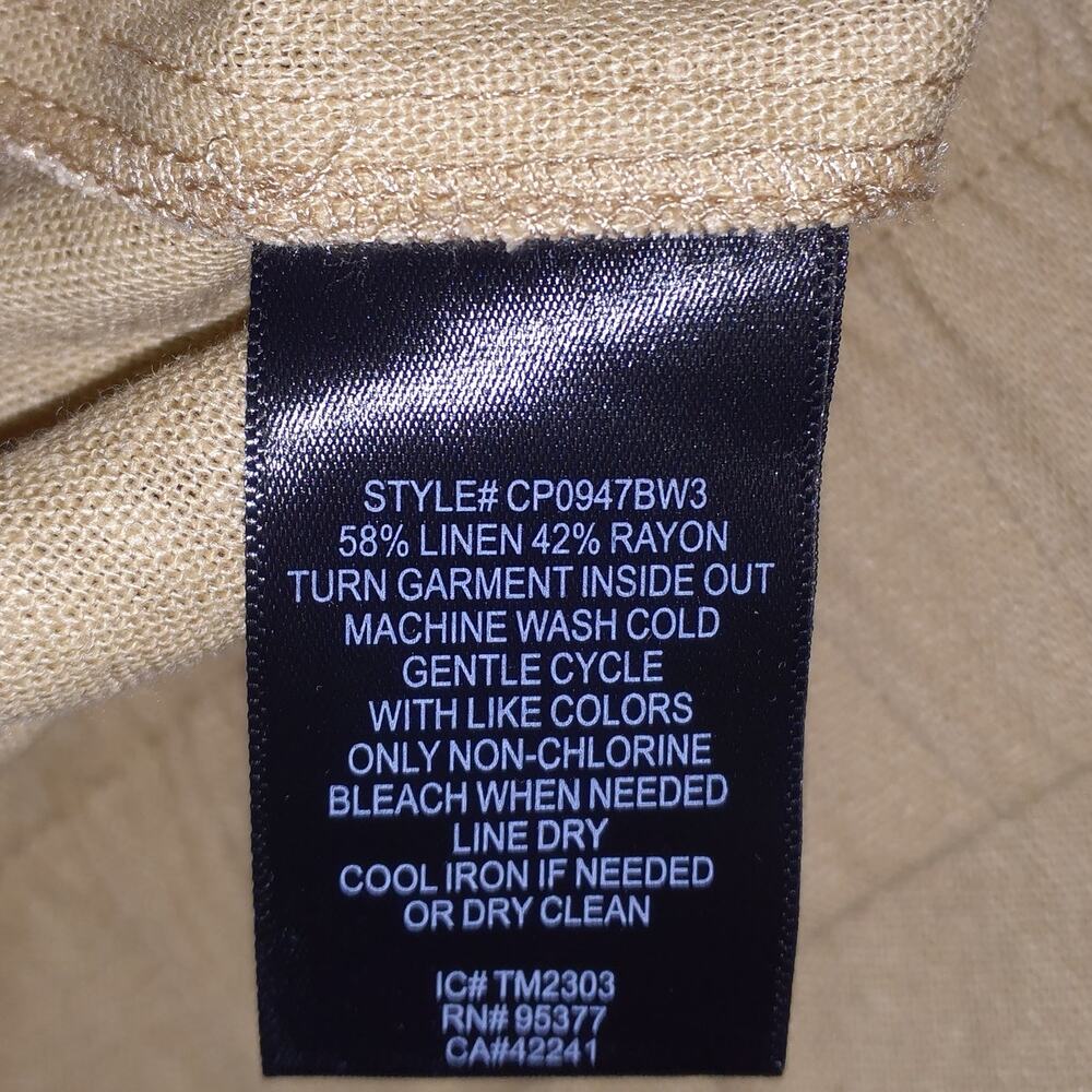 Sanctuary Relaxed Tan Stella Pants Size L NWT - Picture 5 of 6